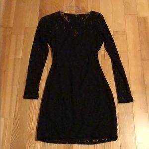 Express Black Lace Dress